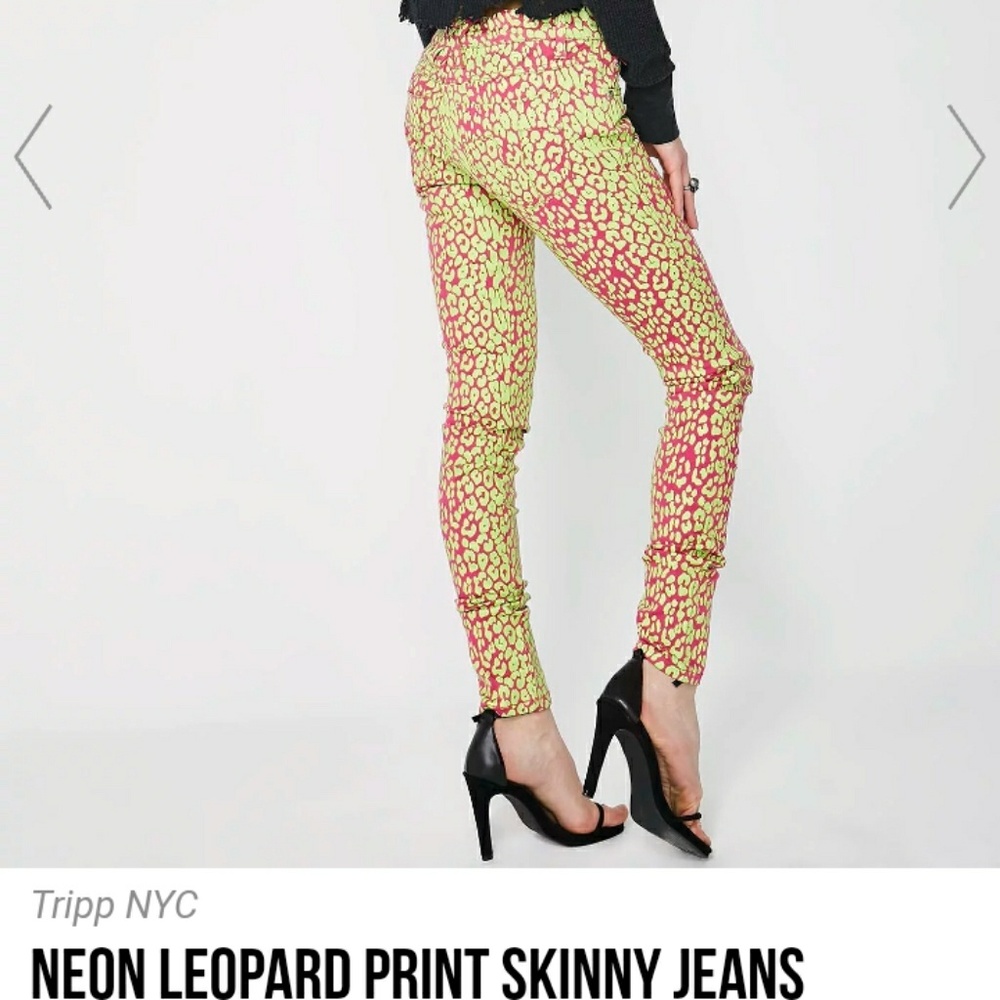 Daang Goodman nyc leopard jeans size 1